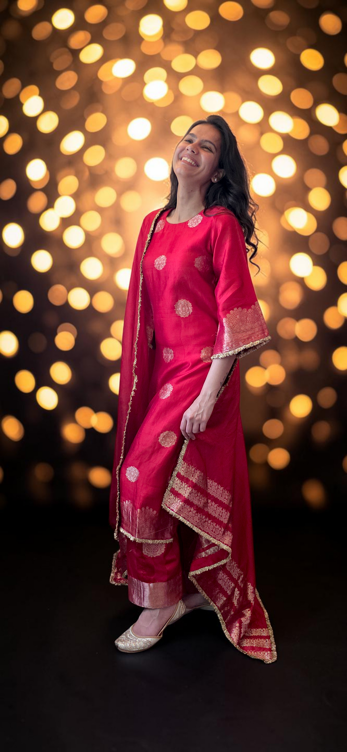 Crimson Banarasi Suit