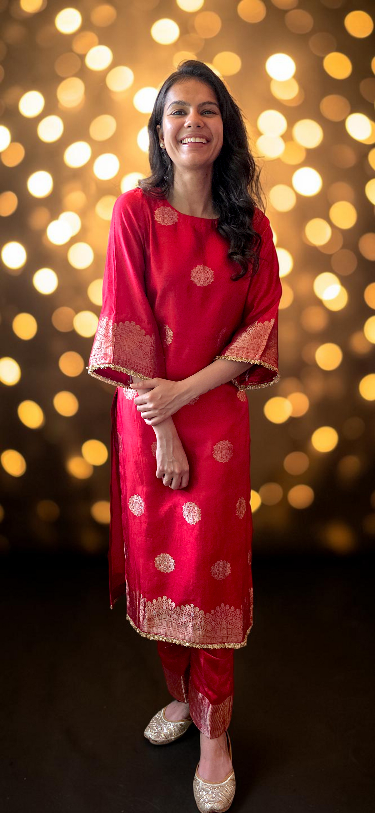Crimson Banarasi Suit