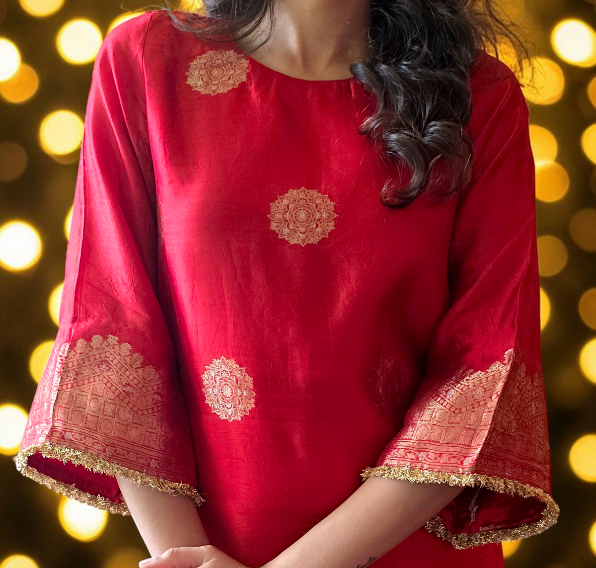 Crimson Banarasi Suit