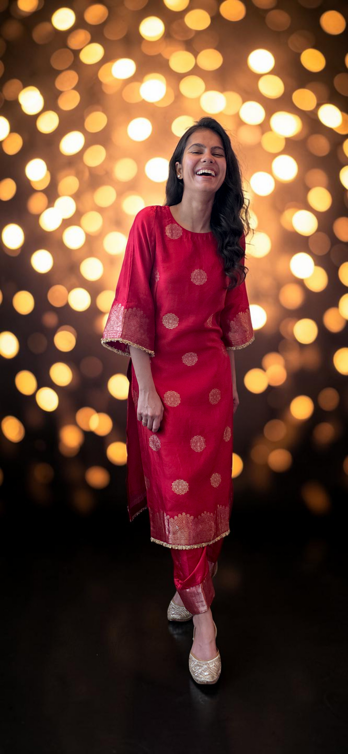 Crimson Banarasi Suit